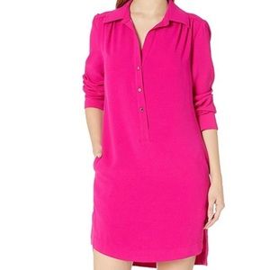 Preowned Trina Turk magenta dress